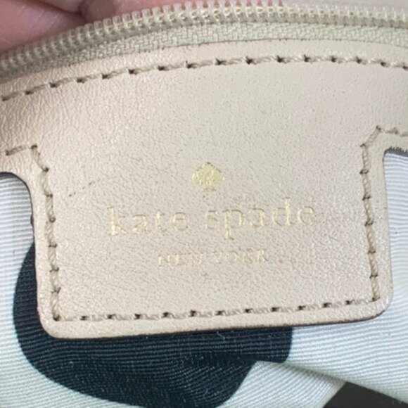 Kate Spade Chain Strap Satchel Shoulder Bag Purse Cream Leather PXRU2671-S363 - Picture 16 of 17